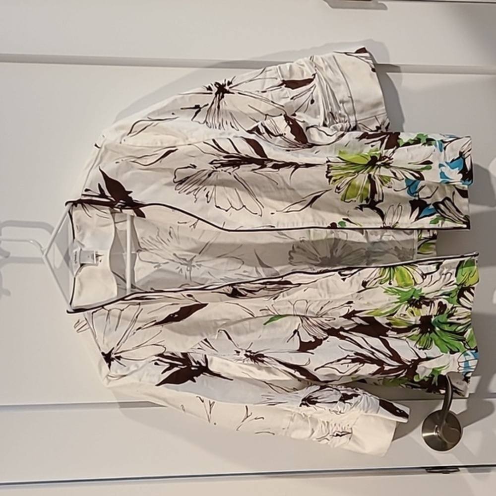 CJ Bank Dress Coat | Floral Design | Size 1X​‎